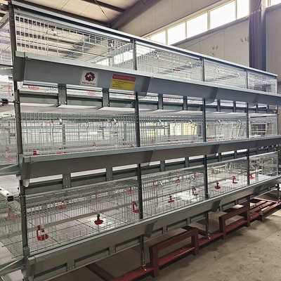 Automatic H type Galvanized Egg Chicken Layer Battery Chicken Cage for Poultry Farm House Equipment