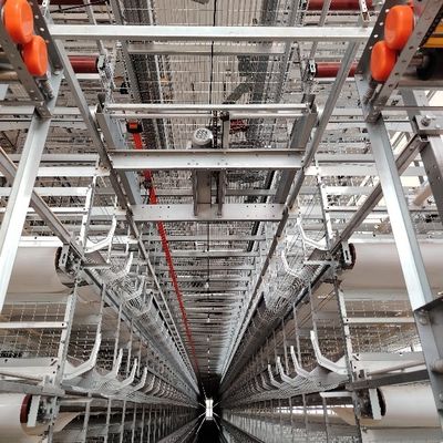 Hot Dip Galvanized Steel High Capacity Battery Chicken Cage with Automatic Feeding & Drinking System for Large Poultry Farm